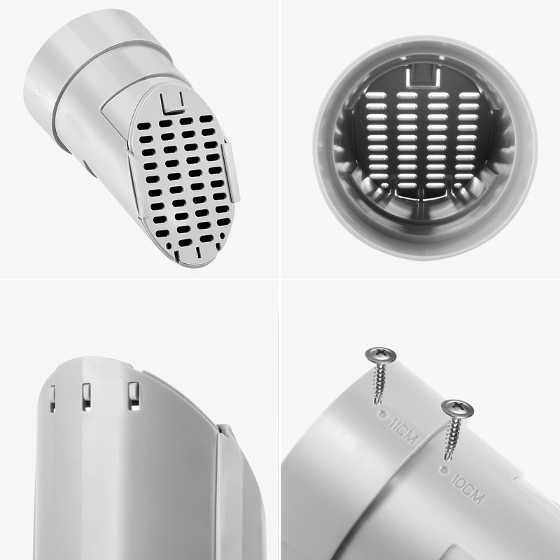 2 Pack Gutter Downpipe Extension for DN100 & DN110 &