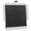ECMRAD 3 Row Core Aluminum Radiator Compatible for 1966-1974 Jeep