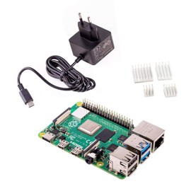 BerryBase Raspberry Pi 4 Computer Model B, 8GB Elementary Kit