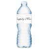20 Floral Wedding Water Bottle Labels, Happily Married Waterproof Water