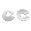 FUZVOL 12 PCS White Radiator Pipe Covers - Small Caps