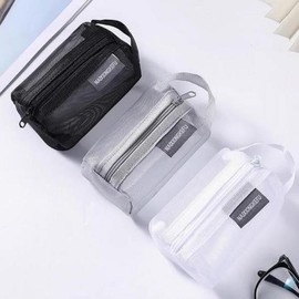 Cosmetic Mesh Mini Mesh Transparent Storage Pouch / 화장품 망사 미니 매쉬 투명 보관파우치 파우치