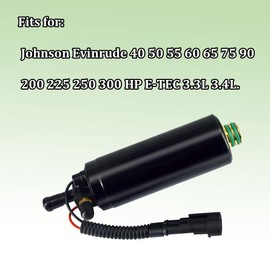 Marine Outboard Electric Fuel Pump Fits for Johnson Evinrude 40 50 55 60 65 75 90 200 225 250 300 HP E-TEC 3.3L 3.4L 5006063 5009033 5010821 5009118 5009026 5010818
