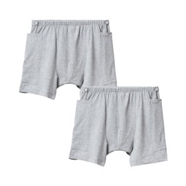 2-Pack Urine Bag Pants for Patient, Ostomy Drainage Bag Pants, Incontinence Care Trousers, Catheter Bag Pants, US S/W26