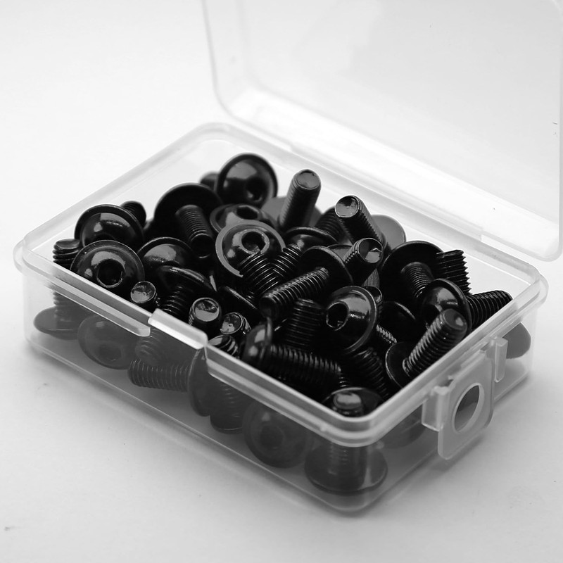 (Pack of 50) M5 x 10 mm Rounded Head Screws