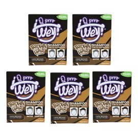 Shampoo Tinte Express Castaño Oscuro  Express Hair Dye Shampoo Dark Brown, 5 Boxes                                                                    