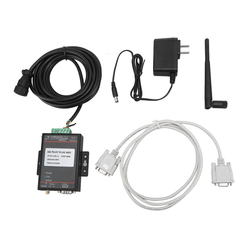 AIS Pilot Plug Cable Connector Aluminum Alloy Housing Strong Signal
