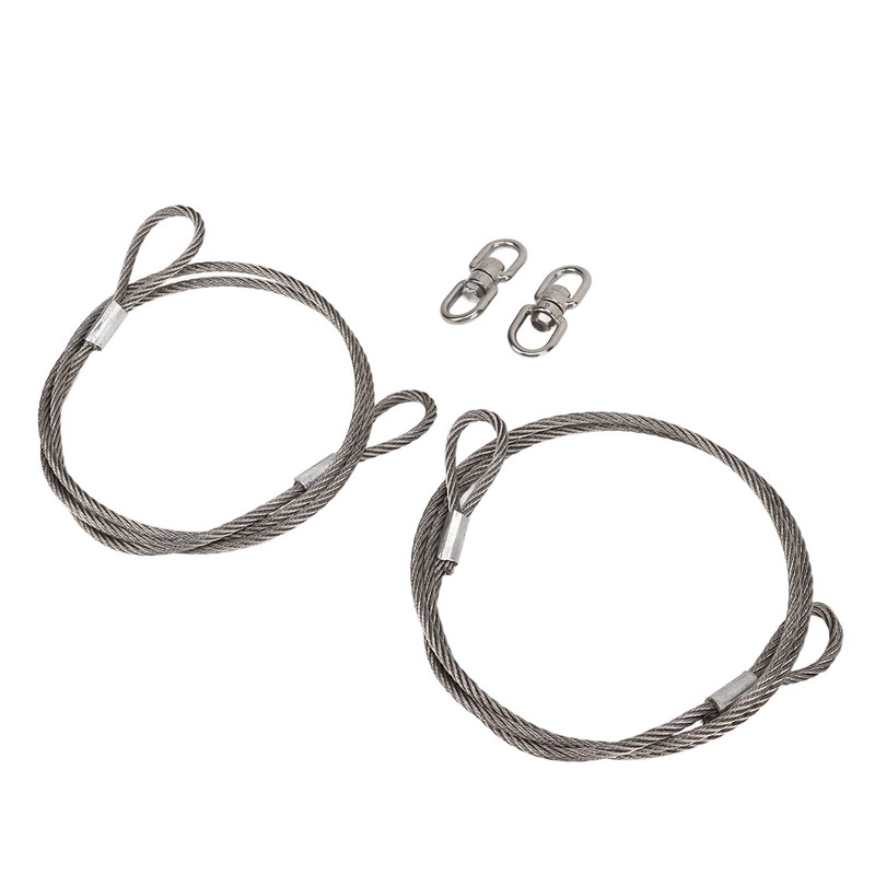 2 Pcs 1 Meter Trailer Lifting Cable 125542 304 Stainless