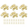sourcing map 6 Pcs Vintage Lock Clasp, 27 x 32mm