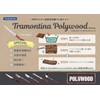 Tramontina Dessert Fork Polywood 6.8" Red Dishwasher Safe Made in