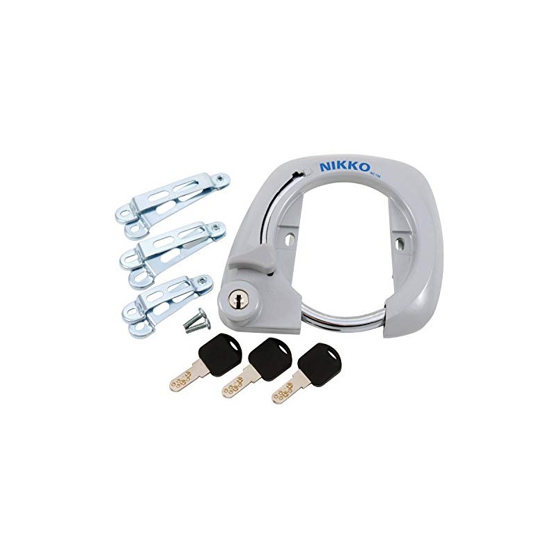 Bicycle attachable lock with Dimple key for Φ13・16・19mm