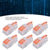 30PCS Quick Splicing Wire Connector Transparent PC Copper Stripping Terminal