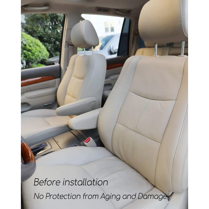 AUGREX Auto Armrest Cover Fit for Lexus GX470 2003 2004