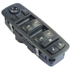 JDMSPEED - Interruptor de ventana eléctrica principal del lado del conductor 4602632AF 4602632AH 4602632AG de repuesto para Dodge Nitro Jeep Liberty 2008-2012 Dodge Journey 2009-2010