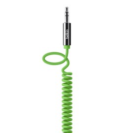 Belkin MixIt Colour Range 1.8m Coiled AUX Cable - Green