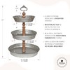 3 Tiered Tray Stand [XL] - Stunning, Extra Large Three