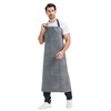 Nanxson Men's Waterproof Apron Thick Rubber Apron Adjustable Work Apron