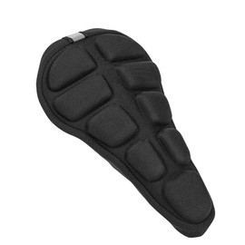 Ruayia Bicycle Saddle Cover – Set of 1 Saddle Pads, Bicycle, Soft, Comfortable, Suitable for Most Bikes such as Road Bike, Mountain Bike and Trekking Bike – Black