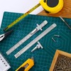 2 Pieces 6 Inch 15 cm Pocket Ruler Flexible Precision