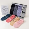 Women's Solid Color Cotton Anti-Slip Pilates & Yoga Socks for Dopamine Dance Free Size/Light Gray 20ea
