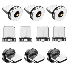 Magnetic Charging Tips (lPhone tips) 10pack,Just Raoskytips (iProduct-Tips) without USB Cables&Non-Data,Compatibility for iSmartphones