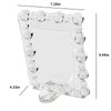 Marvala Clear Bubble Crystal Picture Frames 5x7Inch, Photo Frame with
