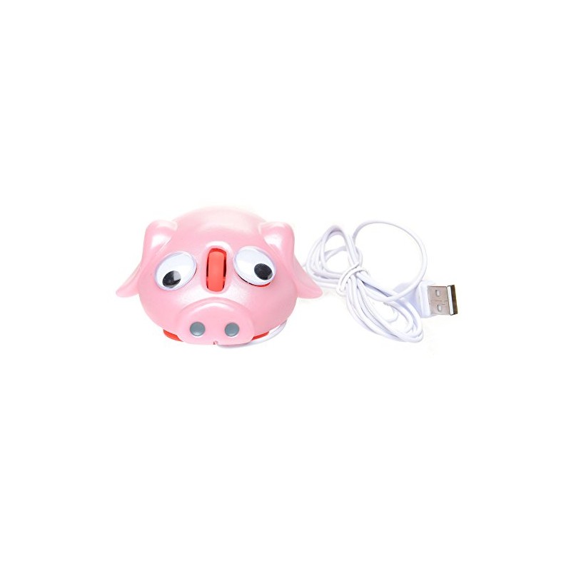 Cosa Nova Pig Computer Mouse with Bobble Eyes and Mood