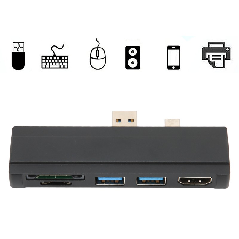 For Surface Dock 5 in 1 5 Gbps Memory Card
