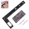 LARMEIL 12 Inch Framing Square Carpenter Square, Tri Square Tool,