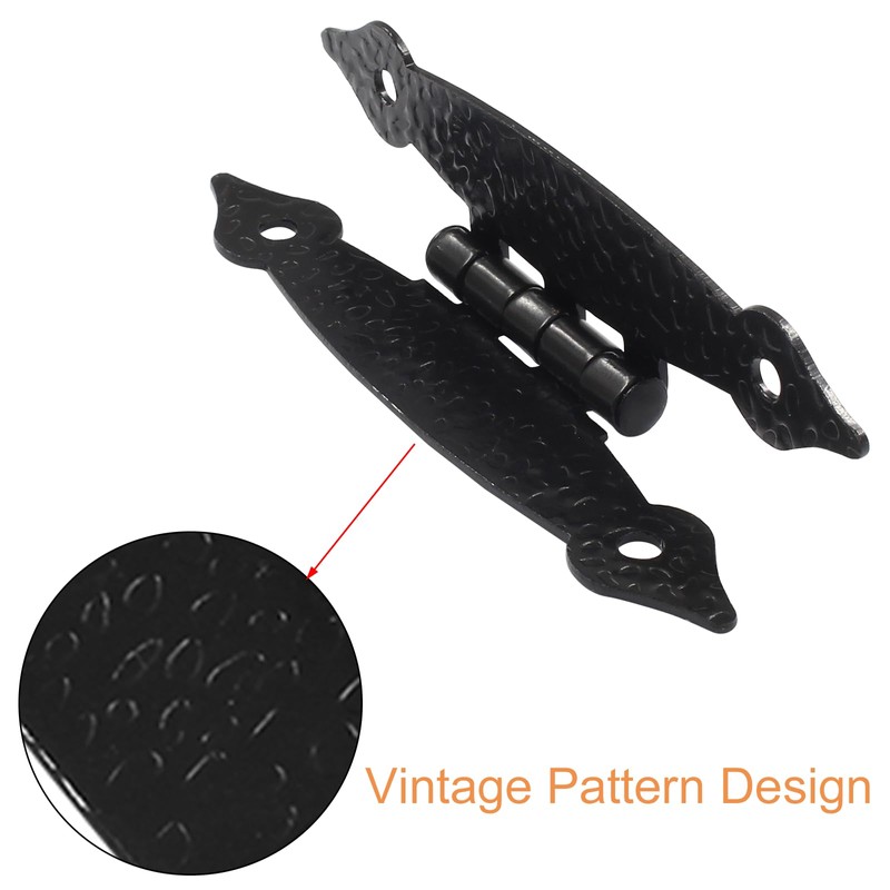 Kyuionty 12 Pack H-Shape Cabinet Hinges, 3.5 Inch Length Hammercraft