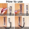 Cisixin Stainless Steel 304 Door Chain, Door Security Chain Lock