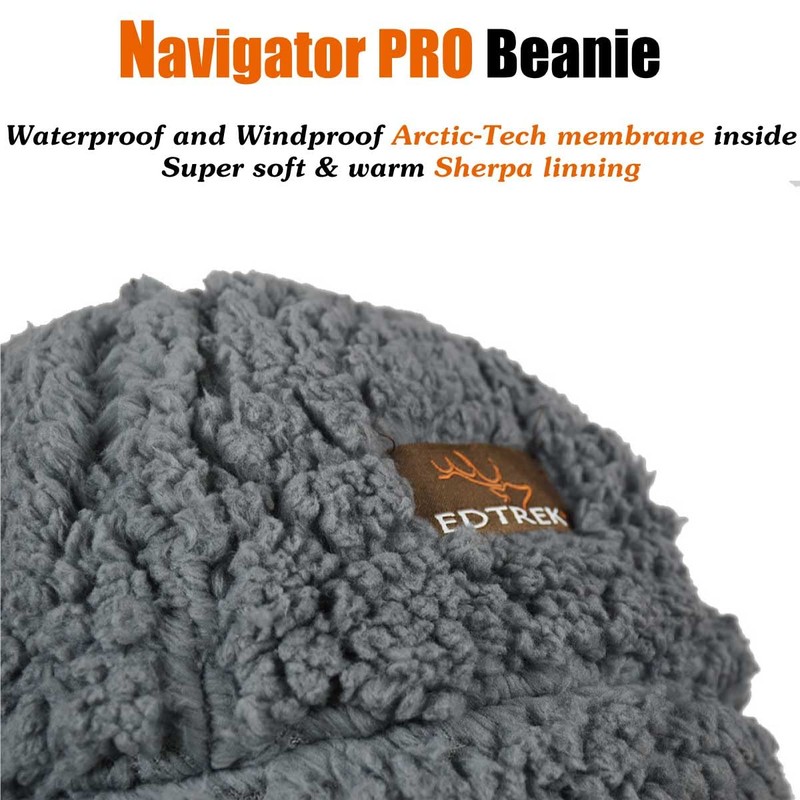 EDTREK - Gorro de invierno aislado resistente a la intemperie