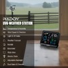 Raddy UV-6 Professional Weather Station with 6" VA Display and