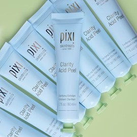 Pixi Clarity Acid Peel, Exfoliante Suave con AHA, BHA y Probióticos, Purifica e Hidrata, Minimiza Poros, 80 ml