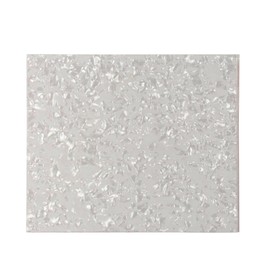 IKN 20X17cm Akustikgitarre Schlagbrett Material Kratzfeste Blankofolie Selbstklebende Rückseite für die meisten Akustikgitarren Custom, Weiße Perle