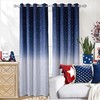 DriftAway Ombre Linen Textured Gradient Color Lined Blackout Grommet Window
