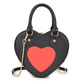 lola mae Heart Shape Bags for Women Top Handle Crossbody Handbag