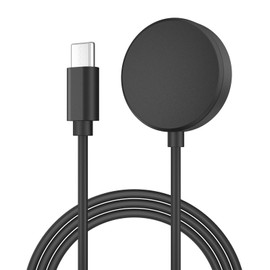 3.3 ft (1 m) Long Magnetic USB C Charging Stand, Galaxy Watch6 Charger & Galaxy Watch5 Charger & Galaxy Watch4 Charger, C-Shaped Charger, Smart Watch Accessory, Fast Charging Compatible Galaxy