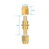 Breezliy 2PCS Soild Brass Air Reusable Hose Splicer for 3/8-Inch