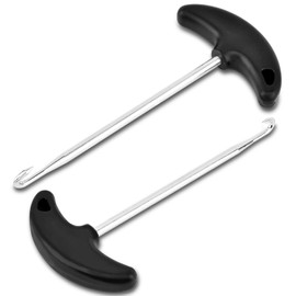 2-Pack Skate Lace Tighteners, Stainless Steel Plastic Hockey Skate Tightener, Ice Hockey Skate Lace Tightener Tool, for Ice-Skates Figure-Skates Boots Shoes(Size:2pcs)