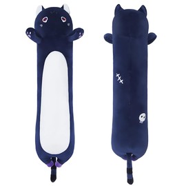 Yeqivo 2025 Cat Cuddly Toy, Kawaii Cat Plush Cushion, Stuffed Toys, Long Cats Plush Cushion, Cute Cat Plush Animal Body Cushion, Children Plush Toy (YS, 50 cm)