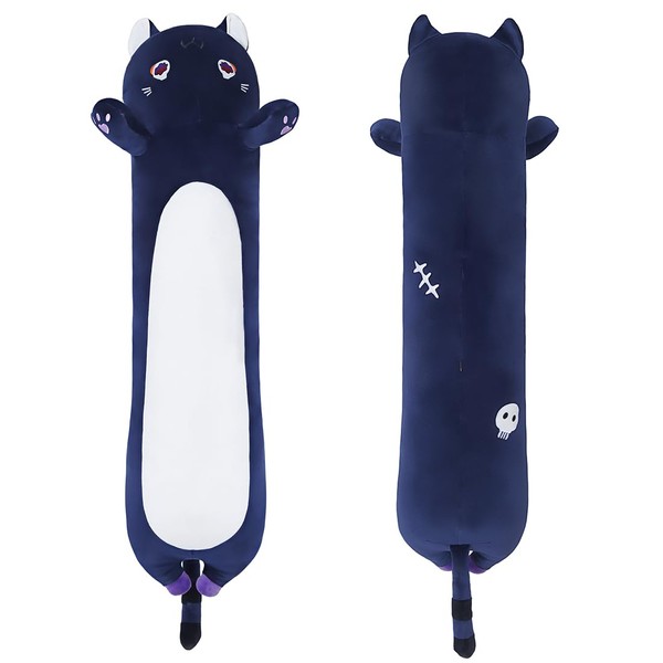 Yeqivo 2025 Cat Cuddly Toy, Kawaii Cat Plush Cushion, Stuffed