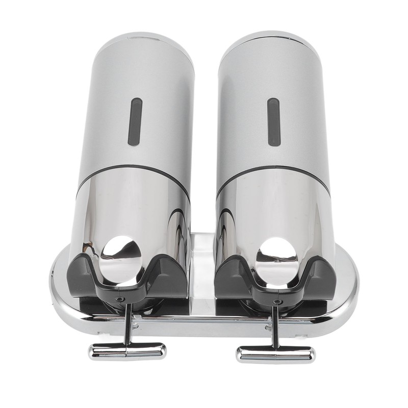 Soap Dispenser Dual Pump 1000ml Wall Mounted Easily Refilled Reusable