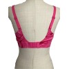 NOBO NO BOUNDARIES BONDED VOOP FUCHSIA BRALETTE V-NECK STRETCH KNIT