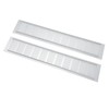 2 Pcs Air Vent Ventilation Grille Aluminium Alloy Rectangular Vent