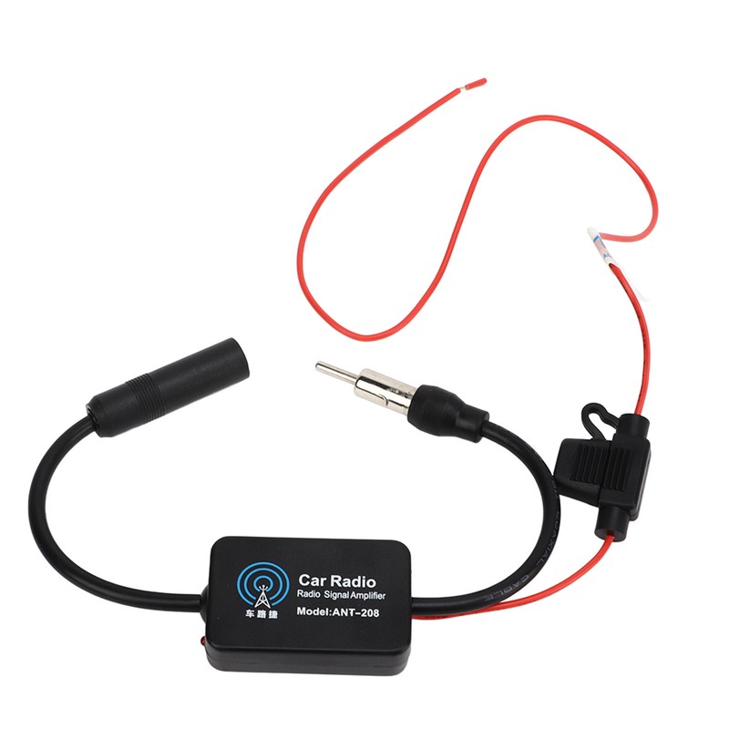 Car Stereo FM Radio Antenna Signal Booster Amplifier 25‑30dB Audio