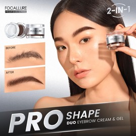 Eyebrow Pomade, Waterproof 16HR, Vegan (BR01 Coffee Brown)