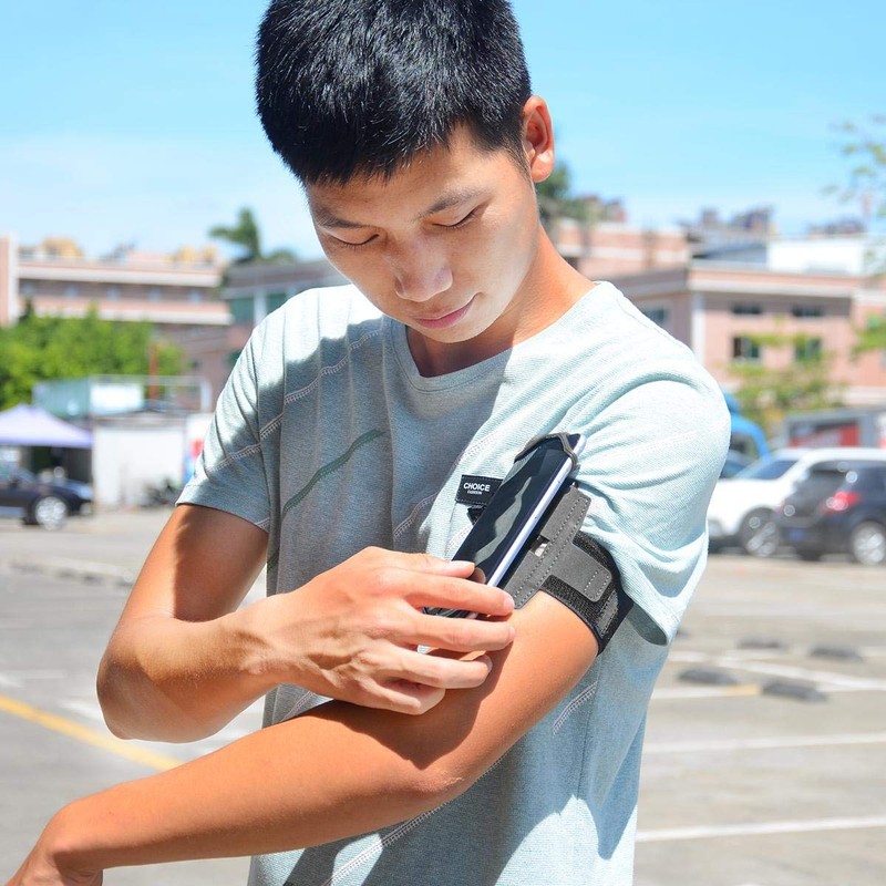 BoxWave Holster Compatible with Oppo Band - ActiveStretch Sport Armband,