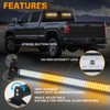XRIDONSEN 2 in 1 Traffic Advisor Light Bar 2x 17.7