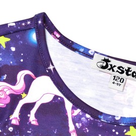 Girls Unicorn Pj Set Matching 18-inch Dolls&Kids Cotton Pjs, Size 10 11